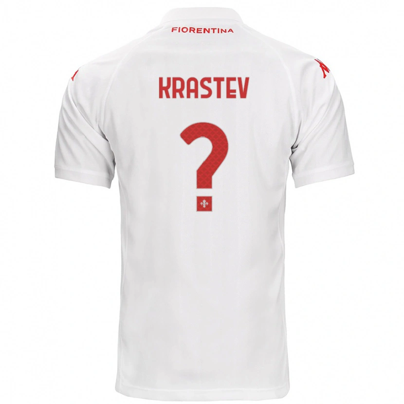 Danxen Damen Dimo Krastev #0 Weiß Auswärtstrikot Trikot 2024/25 T-Shirt