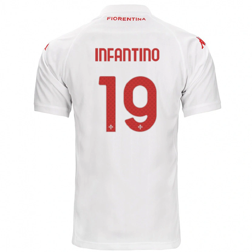 Danxen Damen Gino Infantino #19 Weiß Auswärtstrikot Trikot 2024/25 T-Shirt