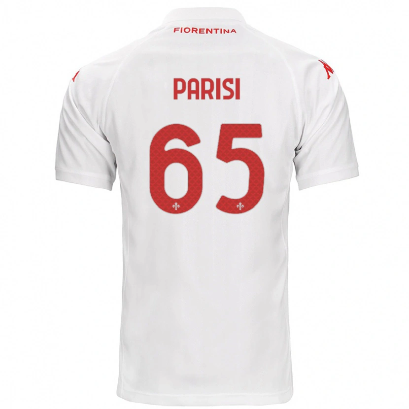 Danxen Damen Fabiano Parisi #65 Weiß Auswärtstrikot Trikot 2024/25 T-Shirt