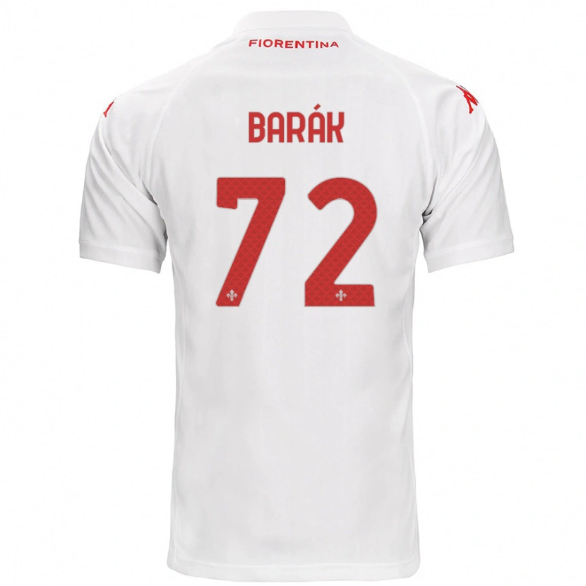 Danxen Damen Antonín Barák #72 Weiß Auswärtstrikot Trikot 2024/25 T-Shirt