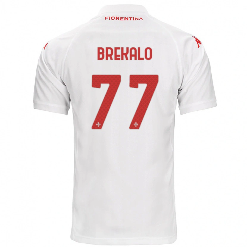 Danxen Damen Josip Brekalo #77 Weiß Auswärtstrikot Trikot 2024/25 T-Shirt