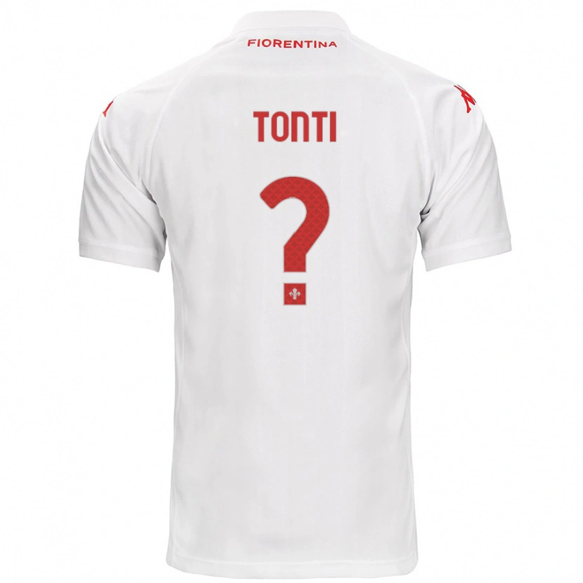 Danxen Damen Federico Tonti #0 Weiß Auswärtstrikot Trikot 2024/25 T-Shirt