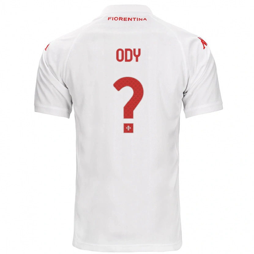 Danxen Damen Edwin Ody #0 Weiß Auswärtstrikot Trikot 2024/25 T-Shirt