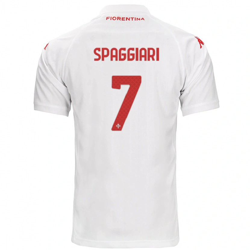 Danxen Damen Riccardo Spaggiari #7 Weiß Auswärtstrikot Trikot 2024/25 T-Shirt