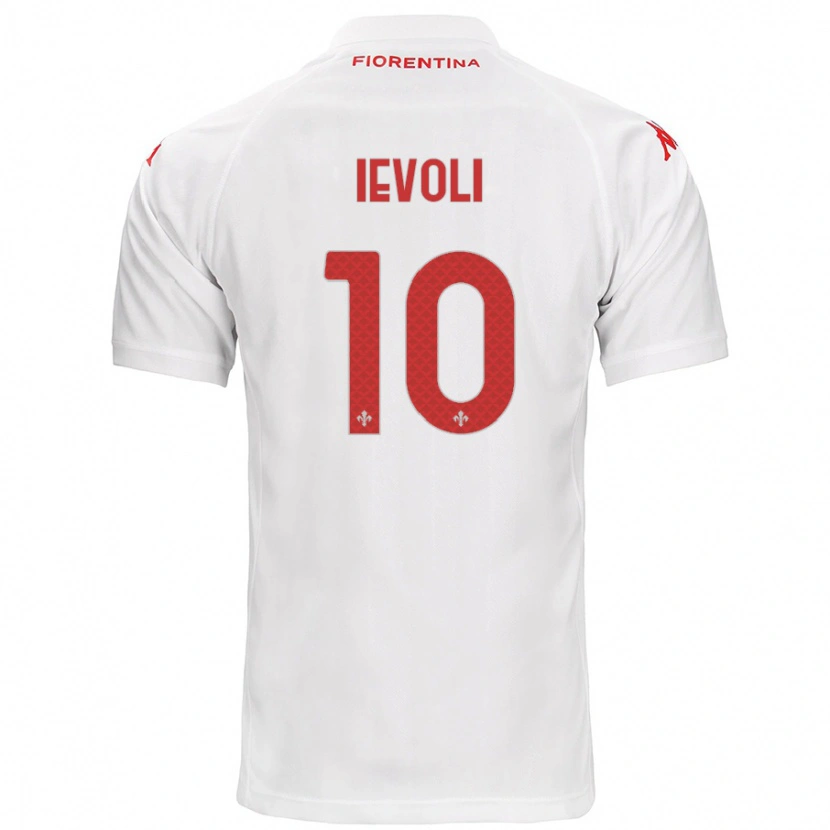 Danxen Damen Mattia Ievoli #10 Weiß Auswärtstrikot Trikot 2024/25 T-Shirt