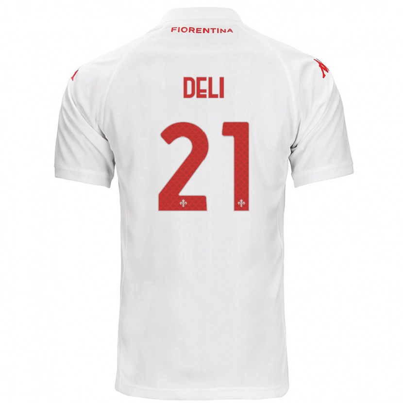 Danxen Damen Lapo Deli #21 Weiß Auswärtstrikot Trikot 2024/25 T-Shirt
