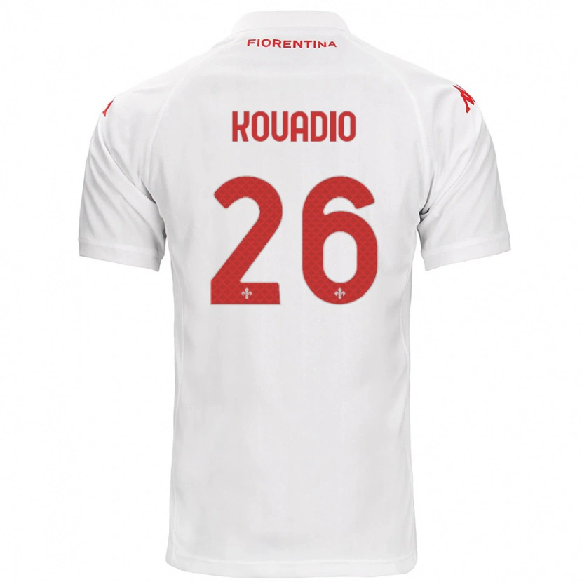 Danxen Damen Eddy Kouadio #26 Weiß Auswärtstrikot Trikot 2024/25 T-Shirt
