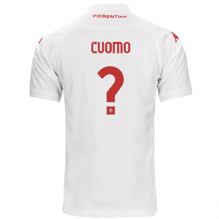 Danxen Damen Raffaele Cuomo #0 Weiß Auswärtstrikot Trikot 2024/25 T-Shirt