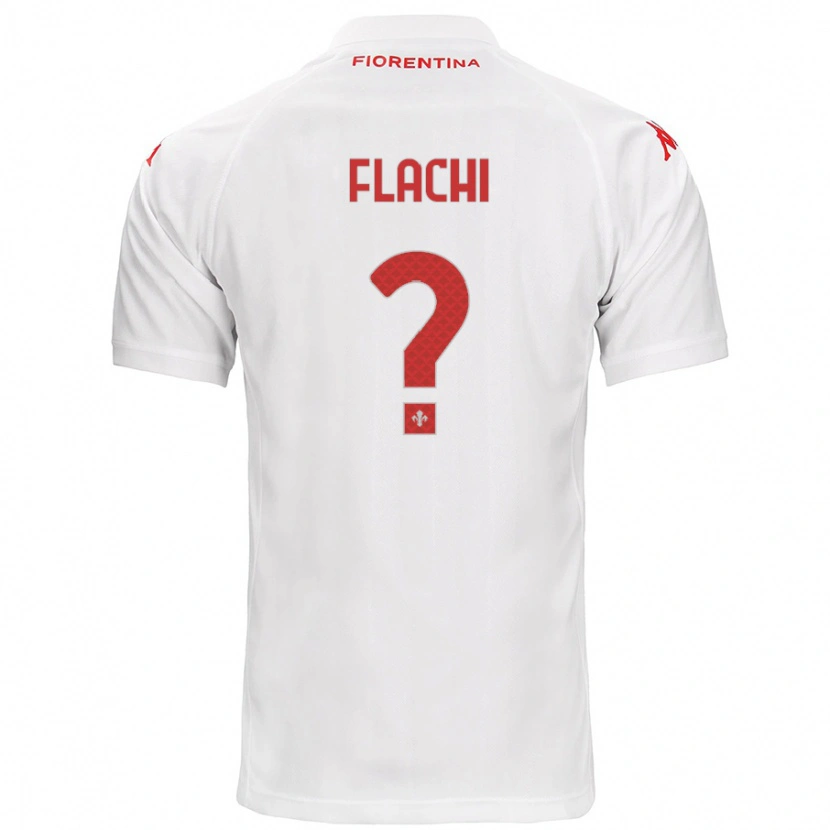 Danxen Damen Tommaso Flachi #0 Weiß Auswärtstrikot Trikot 2024/25 T-Shirt