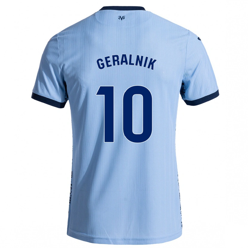 Danxen Damen Tiago Geralnik #10 Himmelblau Auswärtstrikot Trikot 2024/25 T-Shirt