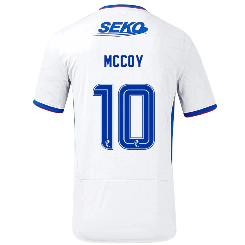 Danxen Damen Kayla Mccoy #10 Weiß Blau Auswärtstrikot Trikot 2024/25 T-Shirt
