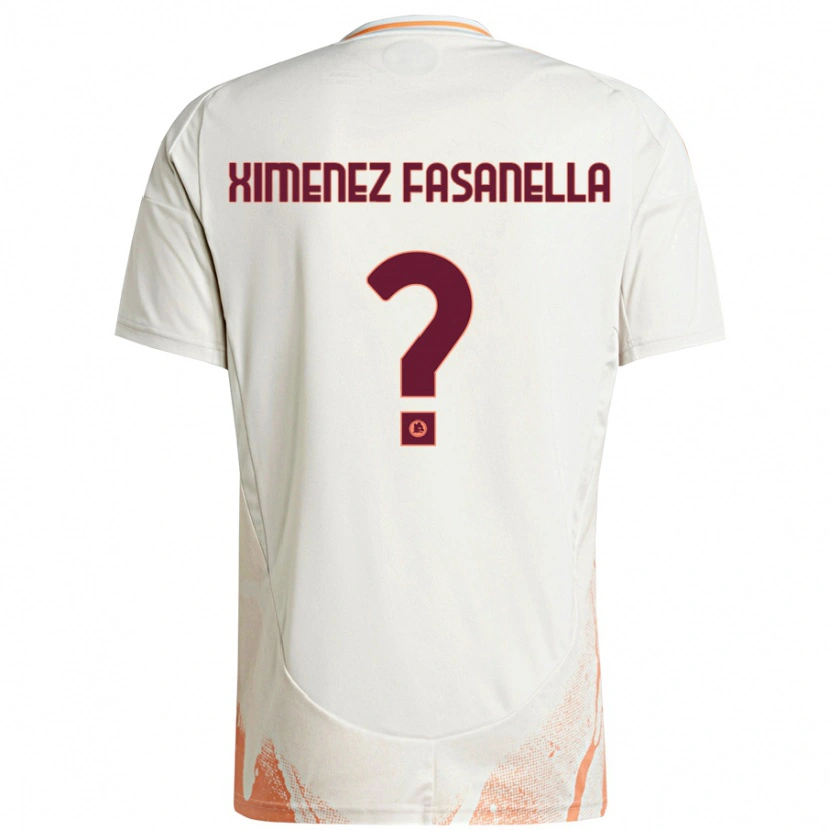 Danxen Damen Rafael Ximenez Fasanella #0 Cremeweiß Orange Auswärtstrikot Trikot 2024/25 T-Shirt