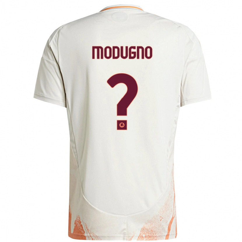 Danxen Damen Emanuele Modugno #0 Cremeweiß Orange Auswärtstrikot Trikot 2024/25 T-Shirt