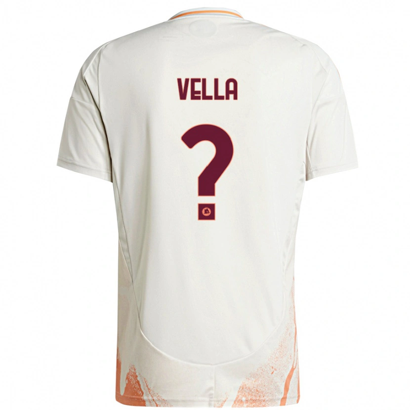Danxen Damen Tancredi Vella #0 Cremeweiß Orange Auswärtstrikot Trikot 2024/25 T-Shirt