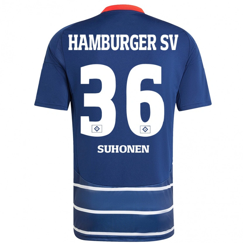 Danxen Damen Anssi Suhonen #36 Dunkelblau Auswärtstrikot Trikot 2024/25 T-Shirt