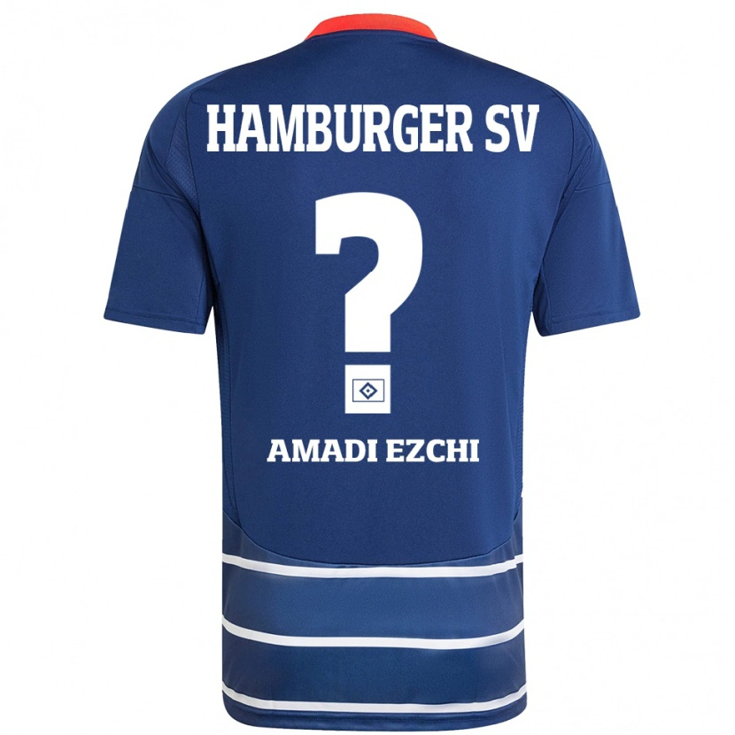 Danxen Damen Emmanuel Amadi Ezchi #0 Dunkelblau Auswärtstrikot Trikot 2024/25 T-Shirt