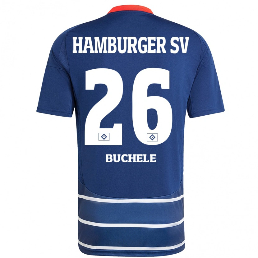 Danxen Damen Mia Büchele #26 Dunkelblau Auswärtstrikot Trikot 2024/25 T-Shirt