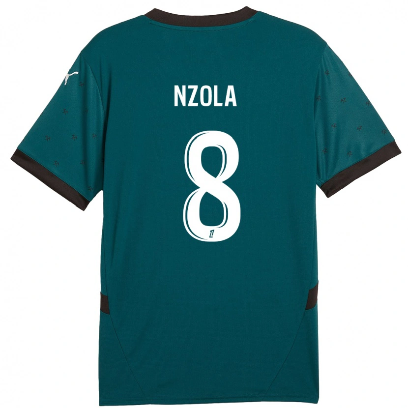 Danxen Damen M'bala Nzola #8 Dunkelgrün Auswärtstrikot Trikot 2024/25 T-Shirt