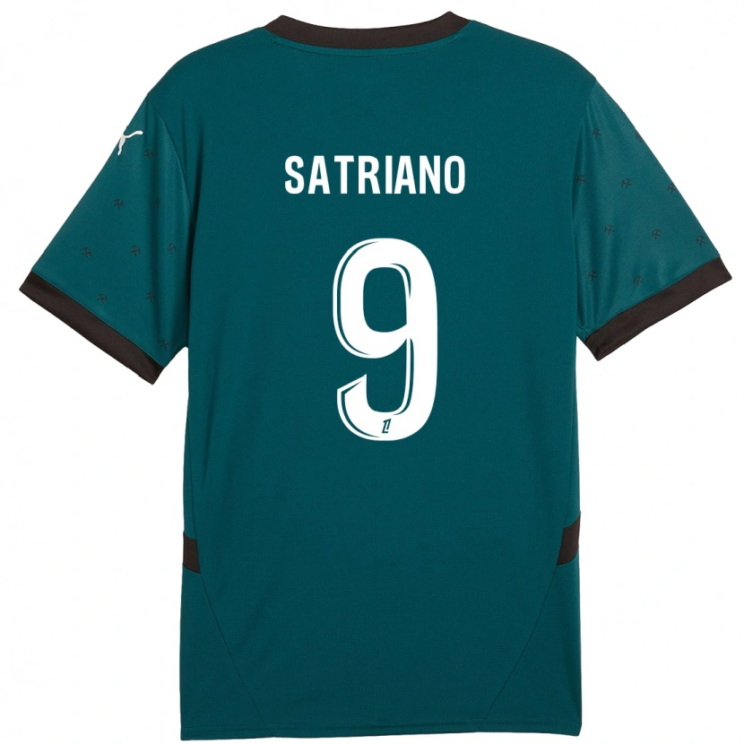 Danxen Damen Martín Satriano #9 Dunkelgrün Auswärtstrikot Trikot 2024/25 T-Shirt