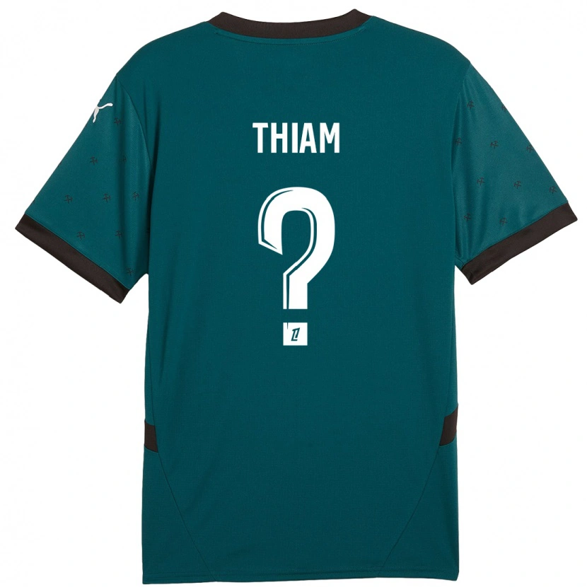 Danxen Damen Mamadou Thiam #0 Dunkelgrün Auswärtstrikot Trikot 2024/25 T-Shirt