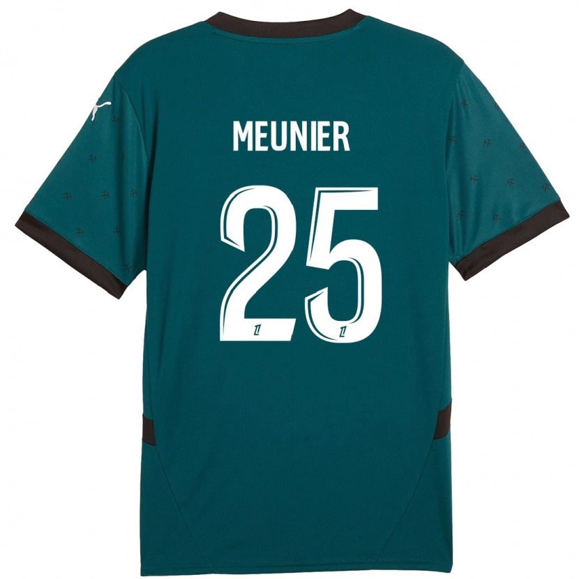 Danxen Damen Emma Meunier #25 Dunkelgrün Auswärtstrikot Trikot 2024/25 T-Shirt