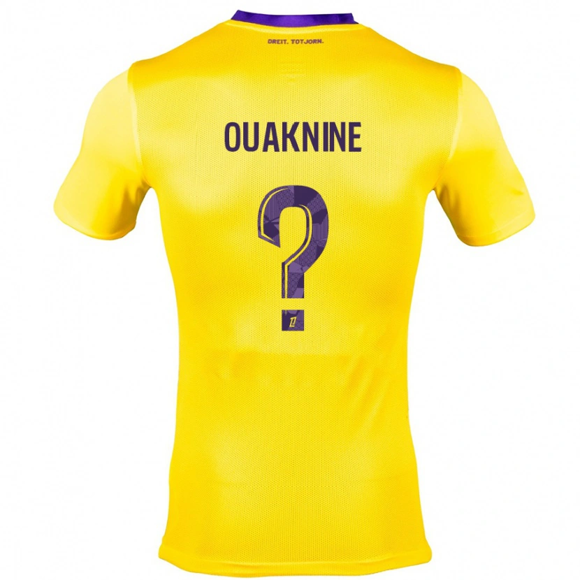 Danxen Damen Jules Ouaknine #0 Gelb Lila Auswärtstrikot Trikot 2024/25 T-Shirt