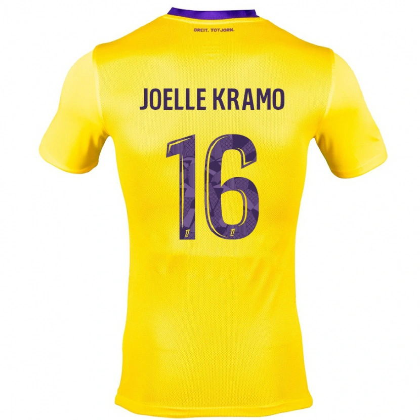 Danxen Damen Marie Joelle Kramo #16 Gelb Lila Auswärtstrikot Trikot 2024/25 T-Shirt