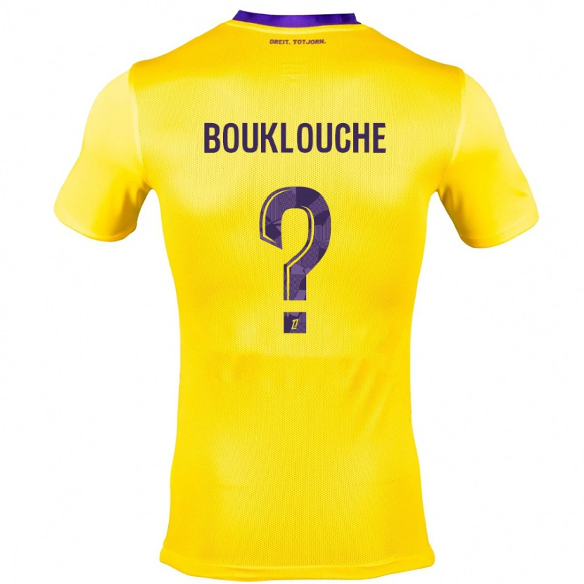 Danxen Damen Kelyan Bouklouche #0 Gelb Lila Auswärtstrikot Trikot 2024/25 T-Shirt
