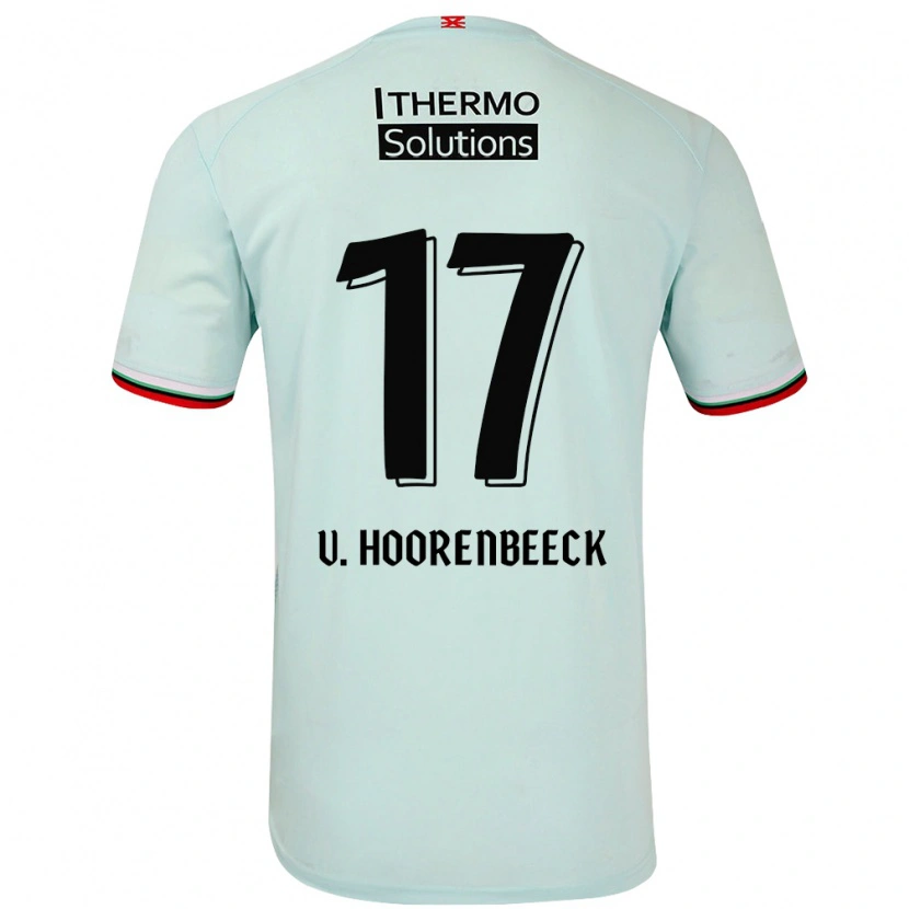 Danxen Damen Alec Van Hoorenbeeck #17 Hellgrün Auswärtstrikot Trikot 2024/25 T-Shirt