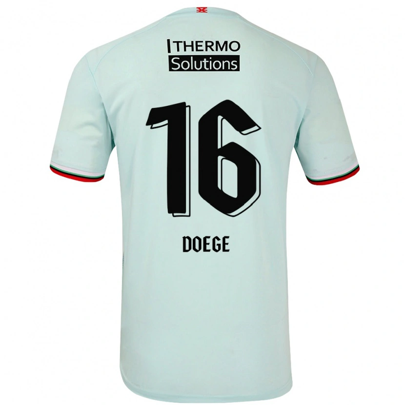Danxen Damen Leonie Doege #16 Hellgrün Auswärtstrikot Trikot 2024/25 T-Shirt