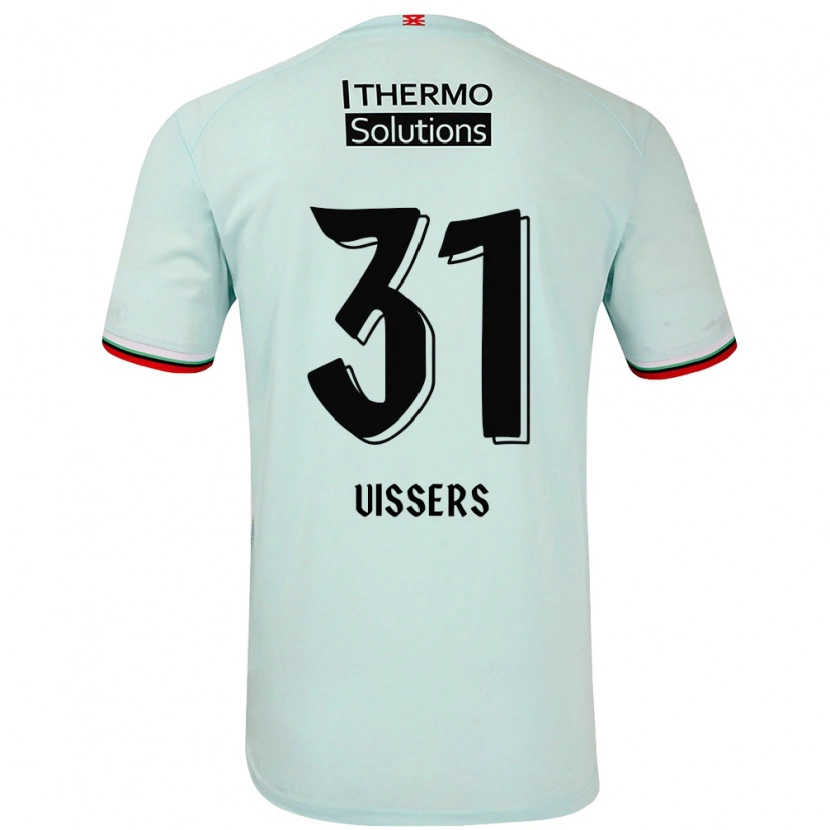 Danxen Damen Kiki Vissers #31 Hellgrün Auswärtstrikot Trikot 2024/25 T-Shirt