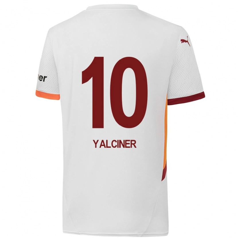 Danxen Damen İsmigül Yalçıner #10 Weiß Gelb Rot Auswärtstrikot Trikot 2024/25 T-Shirt