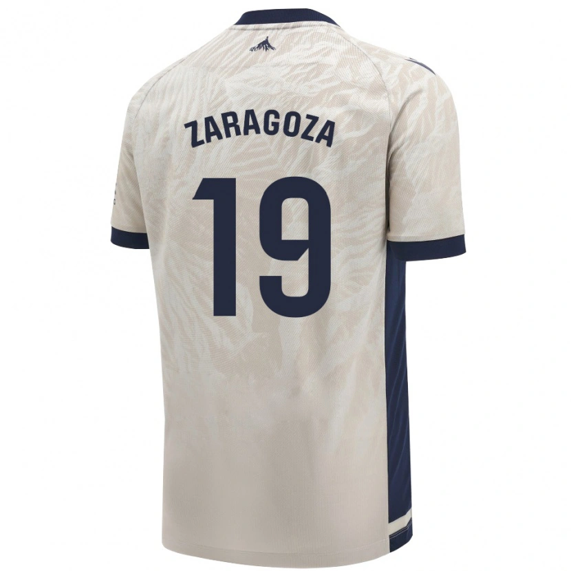 Danxen Damen Bryan Zaragoza #19 Hellgrau Auswärtstrikot Trikot 2024/25 T-Shirt