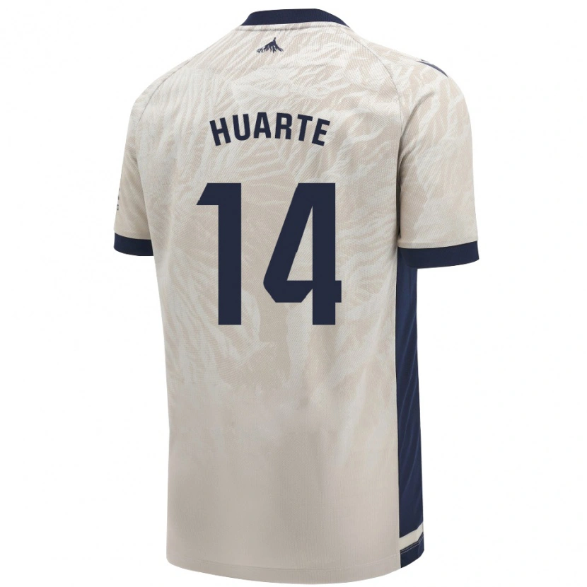 Danxen Damen Xabi Huarte #14 Hellgrau Auswärtstrikot Trikot 2024/25 T-Shirt