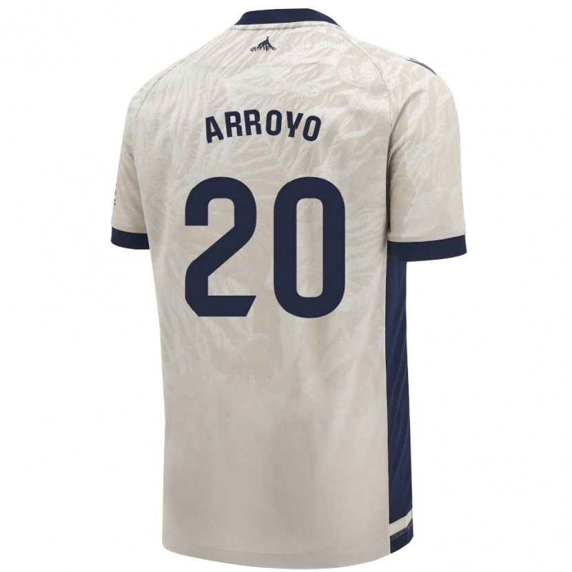 Danxen Damen Roberto Arroyo #20 Hellgrau Auswärtstrikot Trikot 2024/25 T-Shirt