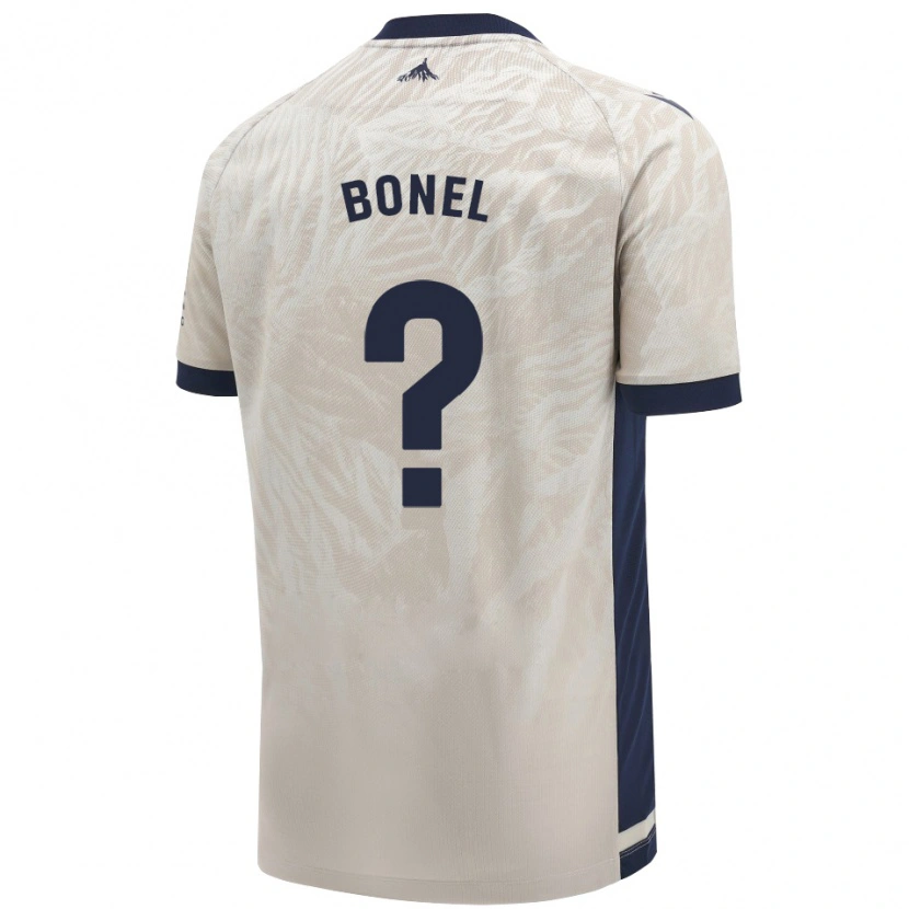 Danxen Damen Aimar Bonel #0 Hellgrau Auswärtstrikot Trikot 2024/25 T-Shirt