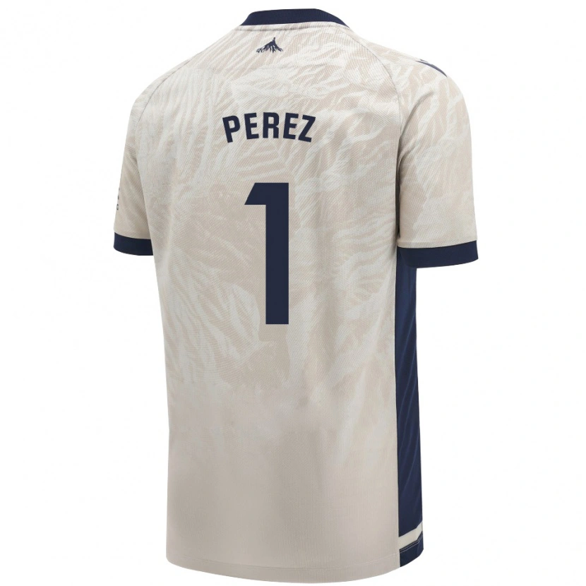 Danxen Damen Silvia Pérez Fernández De Romarategui #1 Hellgrau Auswärtstrikot Trikot 2024/25 T-Shirt