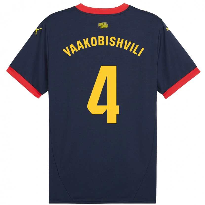 Danxen Damen Antal Yaakobishvili #4 Marinerot Auswärtstrikot Trikot 2024/25 T-Shirt