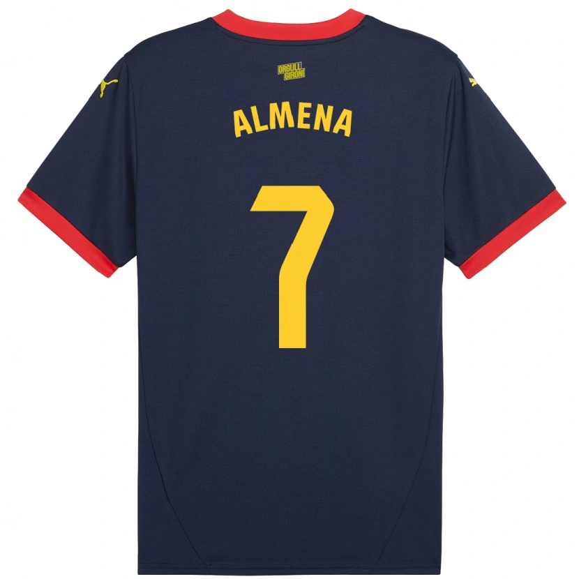 Danxen Damen Iker Almena #7 Marinerot Auswärtstrikot Trikot 2024/25 T-Shirt