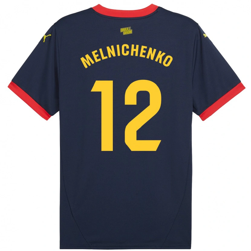 Danxen Damen Dmytro Melnichenko #12 Marinerot Auswärtstrikot Trikot 2024/25 T-Shirt
