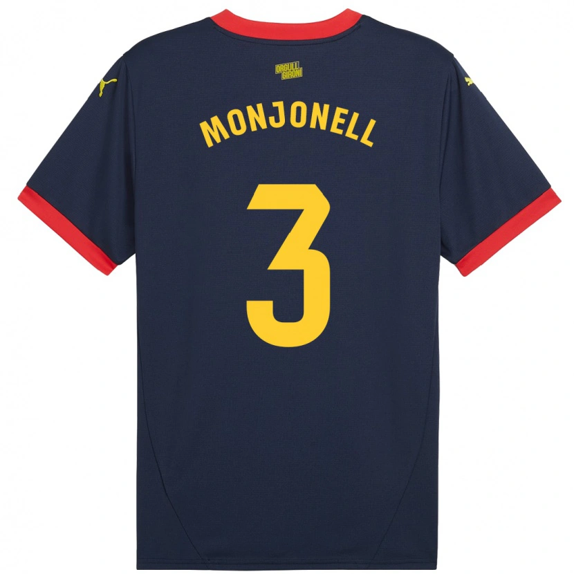 Danxen Damen Eric Monjonell #3 Marinerot Auswärtstrikot Trikot 2024/25 T-Shirt