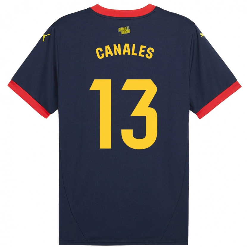 Danxen Damen Juanvi Canales #13 Marinerot Auswärtstrikot Trikot 2024/25 T-Shirt