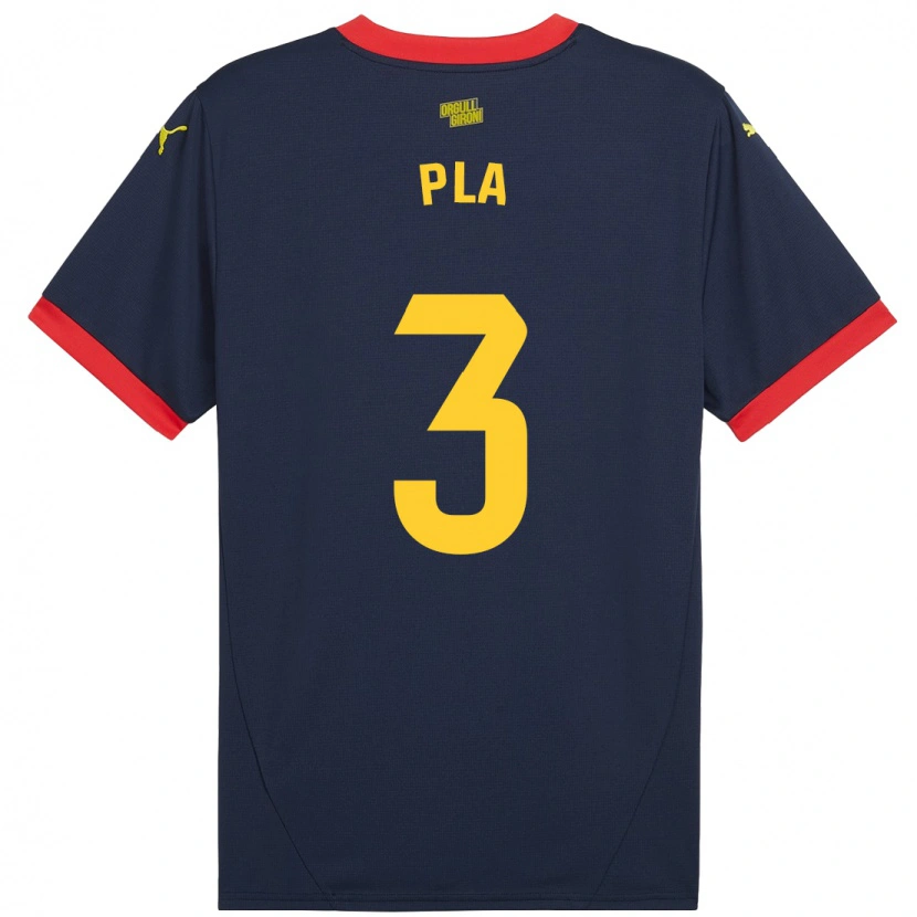 Danxen Damen Marta Pla #3 Marinerot Auswärtstrikot Trikot 2024/25 T-Shirt
