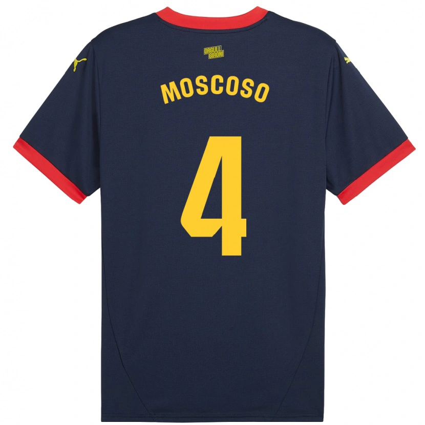 Danxen Damen Miriam Moscoso #4 Marinerot Auswärtstrikot Trikot 2024/25 T-Shirt