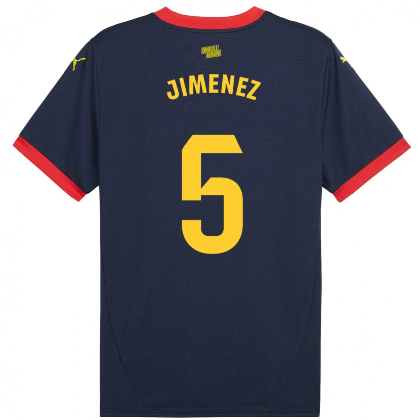 Danxen Damen Ángela Jiménez #5 Marinerot Auswärtstrikot Trikot 2024/25 T-Shirt