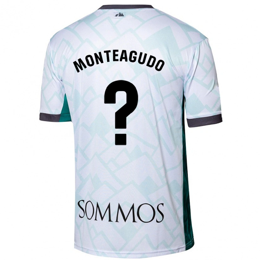 Danxen Damen Miguel Monteagudo #0 Weiß Grün Auswärtstrikot Trikot 2024/25 T-Shirt