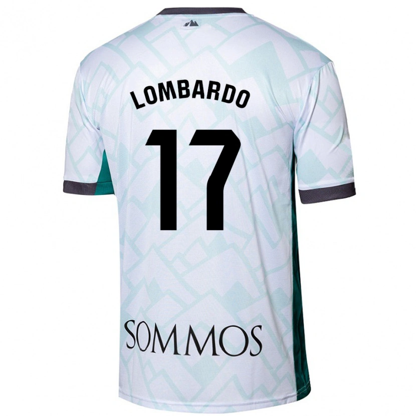 Danxen Damen Enzo Lombardo #17 Weiß Grün Auswärtstrikot Trikot 2024/25 T-Shirt