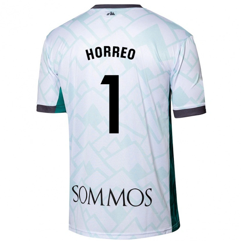 Danxen Damen Berto Hórreo #1 Weiß Grün Auswärtstrikot Trikot 2024/25 T-Shirt