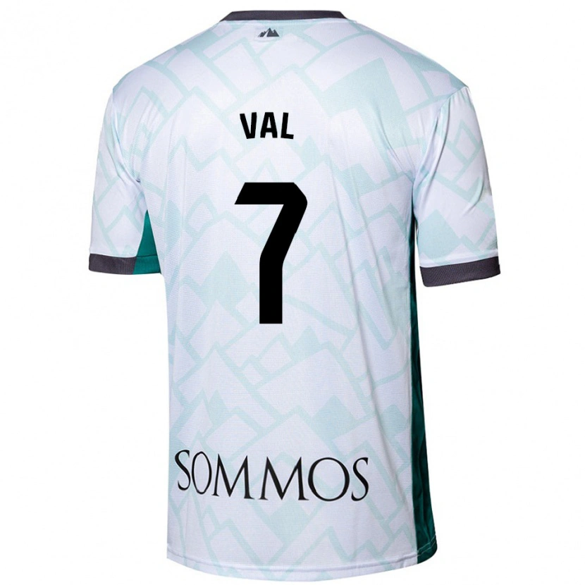 Danxen Damen Rodri Val #7 Weiß Grün Auswärtstrikot Trikot 2024/25 T-Shirt