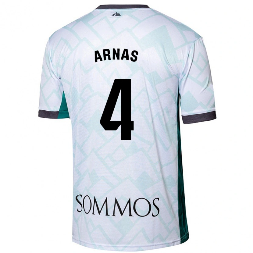 Danxen Damen Iris Arnas #4 Weiß Grün Auswärtstrikot Trikot 2024/25 T-Shirt